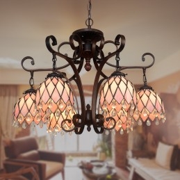 Lustre de 6 luzes com...